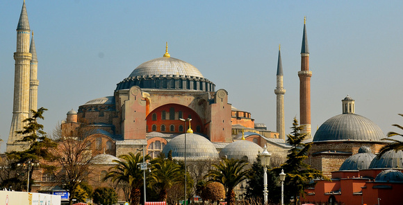 Hagia Sophia: Once a church, then a mosque, now a museum