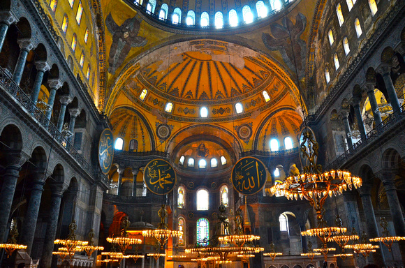 interior of Hagia Sophia