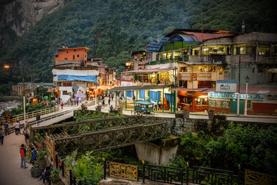 Aguas Calientes -- the town near Machu Picchu